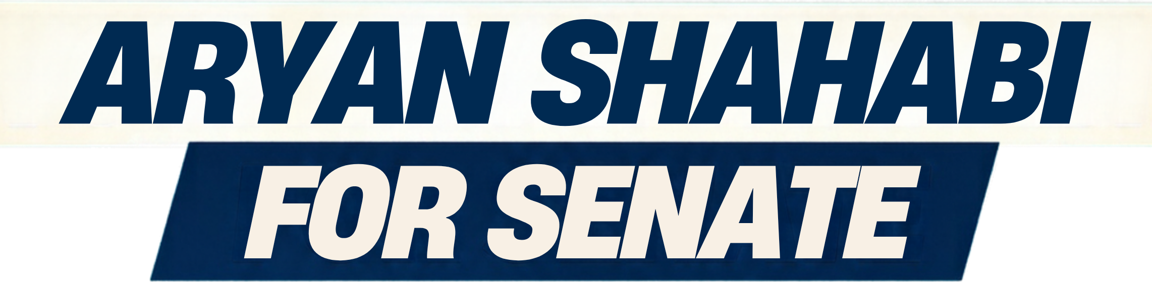 Aryan Shahabi for Senate